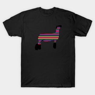 Serape Market Wether Lamb Silhouette 2 - NOT FOR RESALE WITHOUT PERMISSION T-Shirt